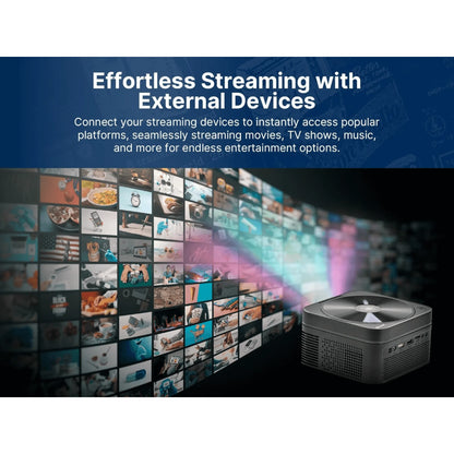 Emerson 120" Home Theater LCD Projector Combo with Built-In DVD Player