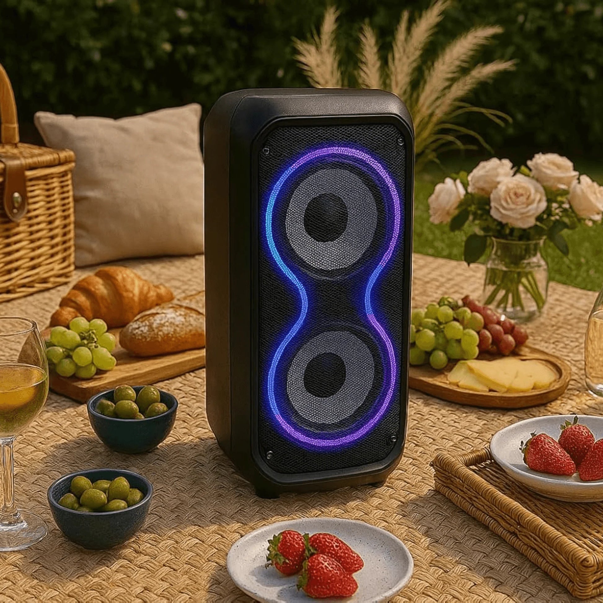 IQ Sound 2X4-Inch High Efficiency Bluetooth Speaker System
