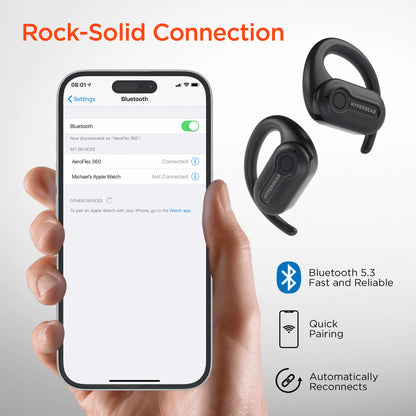 Hypergear Aeroflex 360 Open-Ear True Wireless Earbuds
