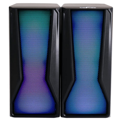 Befree Sound Color LED Dual Gaming Speakers