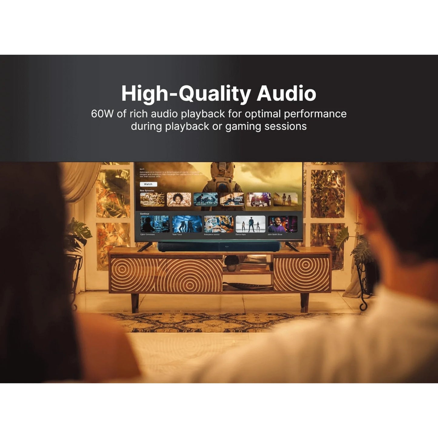 Soundpro 2-In-1 LED BT Stereo Speaker System with RGB Lighting Effects