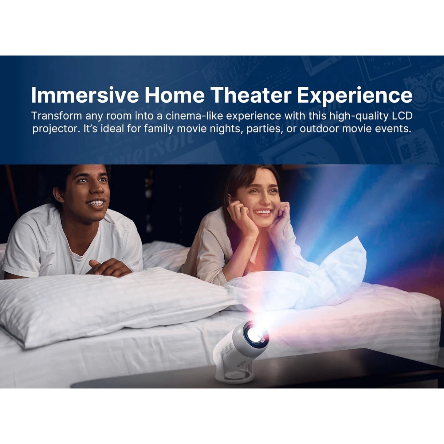 Emerson 150" Home Theater LCD Projector Combo