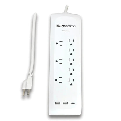 Emerson 11-In-1 Multi-Outlet Surge Protector Charging System