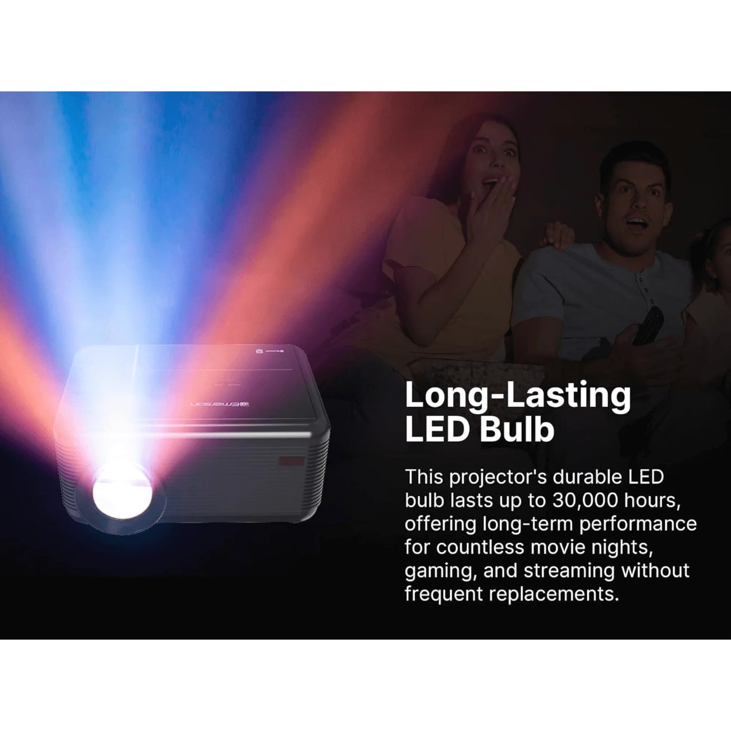 Emerson 120" Home Theater LCD Projector with Built-In TV Tuner and DVD Player