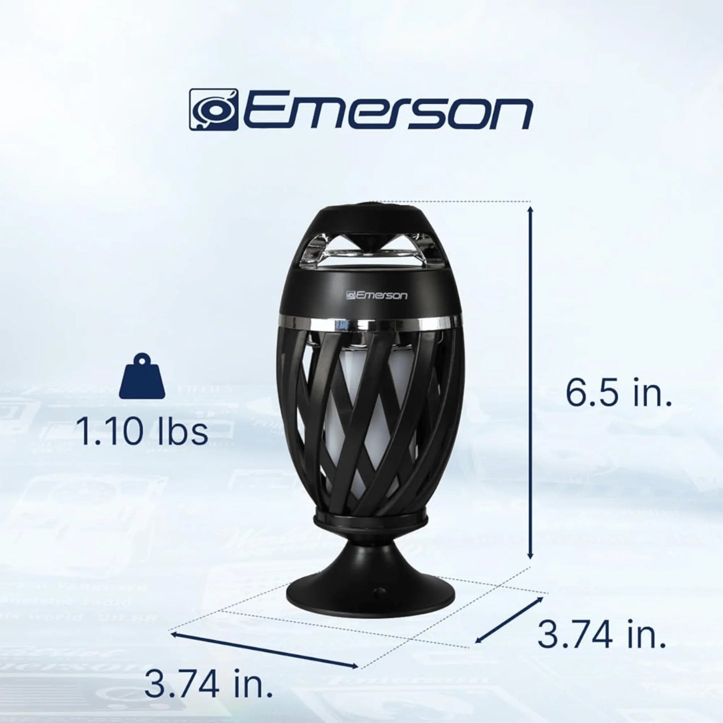 Emerson Outdoor Flame Light Bluetooth Speaker