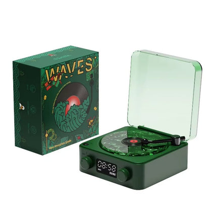 Mini Retro White Noise Bluetooth Speaker Portable Vintage Sleep Aid Bluetooth Speaker Subwoofer with RGB Light Support TF Card - OFW Electronics